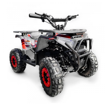 Электроквадроцикл MOTAX Grizlik Midi E1000 BW Красный камуфляж