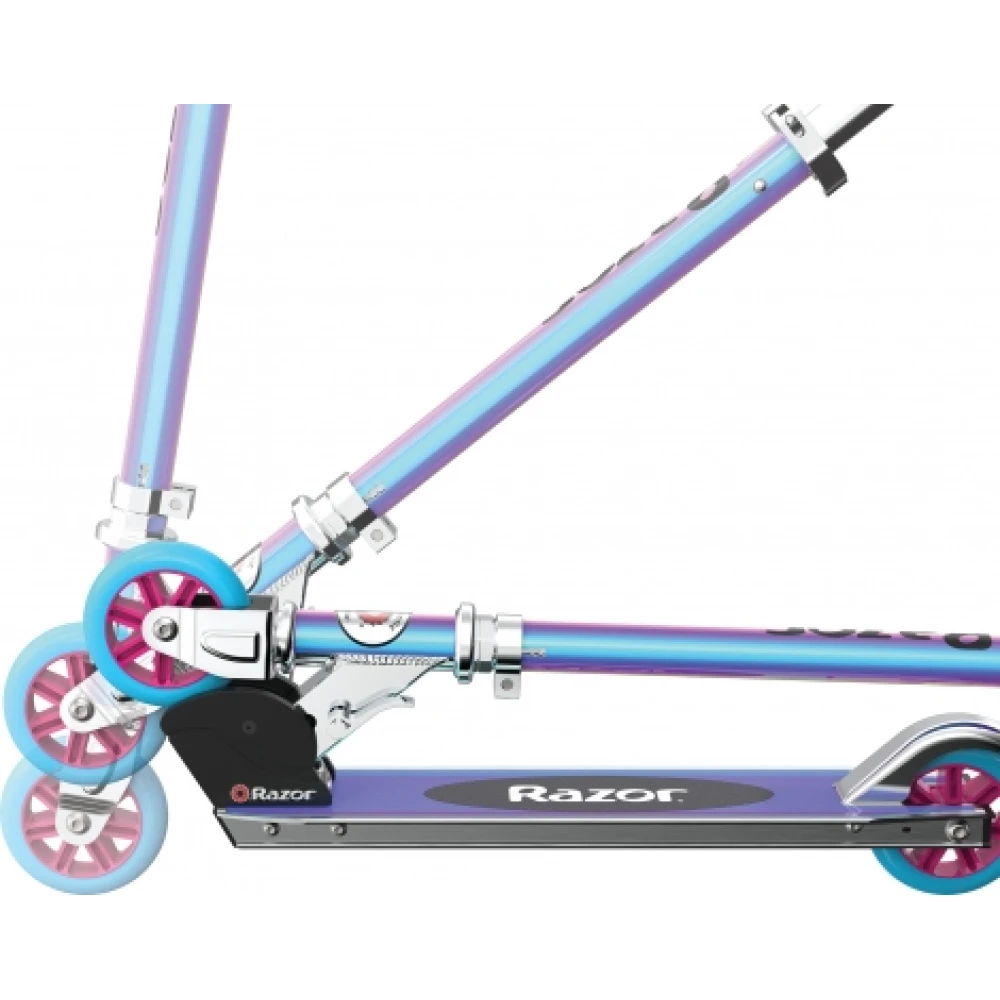 Детский складной самокат Razor A Series Special Edition Holographic 2